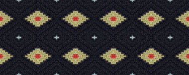 Kusursuz Cilt Rahatlığı Tarzı. Avrupa Güzel Süslemesi. Kaba örgü tarzı Cozy Tekstil. Geometrik Kuzey Örgü Düzeni. Beyaz kazak Duvar Kağıdı.