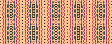 Patchwork için kusursuz bir yer. Sky, Scarlet ve Gri ile Kahverengi Noktalar. Endonezya suluboya boyanmış batik. El Halısı Dekorasyon Tarzı. Renkli Kabile Görevi.