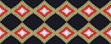 Kusursuz Cilt İpliği Tarzı. İngiliz Ulusal Düzeni. Kardan Kız Tarzı Eski Tekstil. Geometrik İskandinav Örgü Deseni. Beyaz ve Gri Duvar Kağıdı.