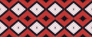 Seamless Volume Plaid Style. Native Creative Textile. Coarse Knitting Style Ethnic Pattern. Warm Slavic Knitted Pattern. Bright New Year Texture.