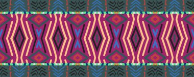 Ikat Seamless for Patchwork. Sky, Scarlet and White Blur with Black. Wash Drawing African Textile Decoration. Bohemian Shawl Decor Motif. Colorful Ethnic ikat.