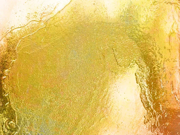 Abstract Gold Smoke Stains Brilliant Fluid Metallic Grunge Splatter Gold — Foto Stock