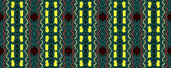 Seamless Ethnic Pattern Rug Macrame Retro Old Texture Wicker Mayan — Fotografia de Stock