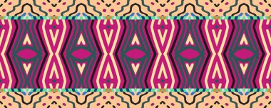 Ikat Seamless for Patchwork. Sky, Purple and White Smudges with Charcoal. Watercolor African Endless Fabric. Colorful Diverse Decor Grunge Style. Colorful Boho ikat.