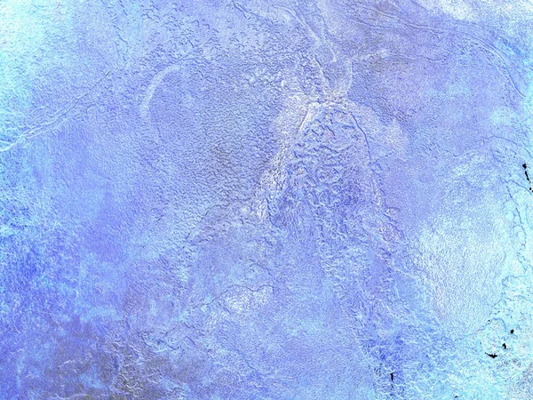 Frosty Texture Aquamarine Drops Gouache Sea Waves Imitation Frosted Blur — Foto Stock