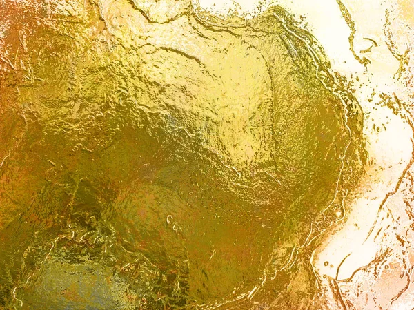 Golden Abstract Metallic Grunge Stains Ink Liquid Smoke Divorce Brilliant —  Fotos de Stock