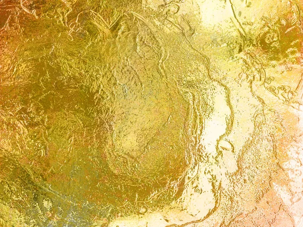 Ink Gold Metallic Grunge Pigment Tone Ink Smudges Smoke Stains — Foto Stock