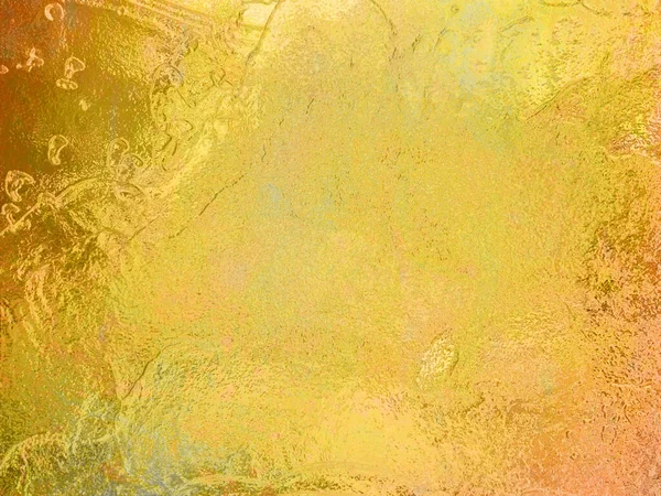 Golden Background Divorces Smoke Spray Radiance Ink Dots Gold Metallic — Foto Stock