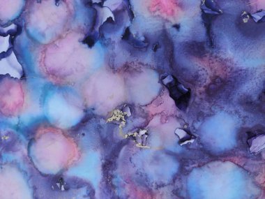 Renkli doku. Gökkuşağı Kirli. Violet Lekeleri. Hassas Zümrüt. Motley Light rengi. Altın Çizgiler Serbest El. Alkollü Pembe Boşanma. Alkol Çizimi.