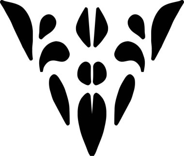 Stencil Fantastik Dekoratif. Arap Sihluette Eski Fayans. Ruhani lekeli cam, Stencil Arabesque. Arabesk Sihluette Ayrıntıları.