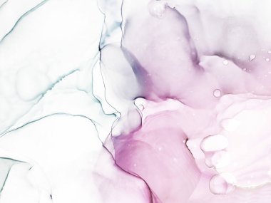 Alkol sanatı. Gökkuşağı lekeleri. Violet Spot. Altın Çizgiler Kova çekildi. Motley Aquamarine Tone. Alkol Mürekkebi Malachite boşanması. Hassas Zümrüt. Bulutlar Makro.