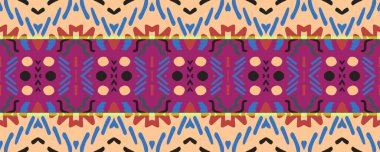 Patchwork için kusursuz bir yer. Lacivert, gri ile Rose ve White Dots. Yıka Afrika Eski Dokusunu. Geleneksel Şal Dekor Grunge Tarzı. Renkli Grafik Bölümü.