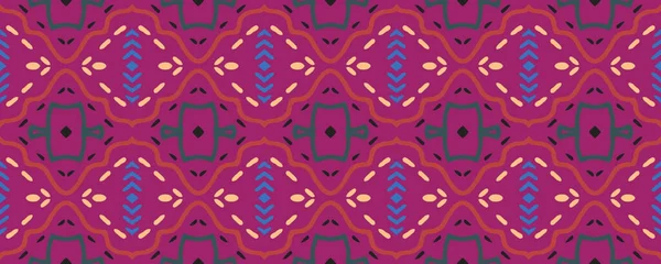 Ikat Бесшовные Обои Sky Purple Brown Dots Black Ткань Shibori — стоковое фото