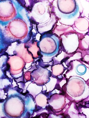 Bulutlar Macro. Gökkuşağı Boşanması. Okyanus boyası. Narin Işık. Motley Mor Leke. Altın Çizgiler Mürekkep Boyası. Alkol Mürekkebi Malachite spreyi. Alkol Çizimi.