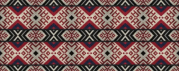 Бесшовная Этническая Вышивка Плетеная Вышивка Коричневый Отпечаток Украшение Кальмука Гобелен — стоковое фото