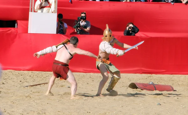 Combate de gladiadores — Foto de Stock