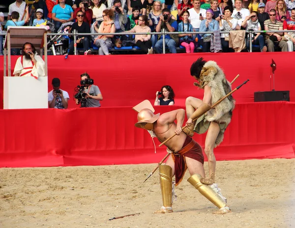 Gladiatorial combat — Stock Photo, Image