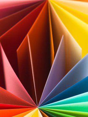 Renkli kağıda sahip makro resim, soyut arkaplan