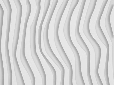 Soyut beyaz tonu kağıt kesme dalgası eğrisi boş alan tasarımı modern arkaplan