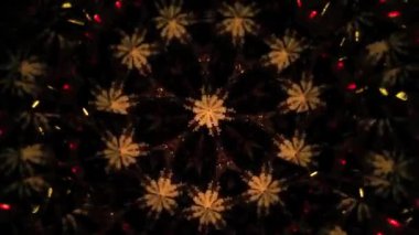 fraktal geometrik kaleydoskop oyuncağı