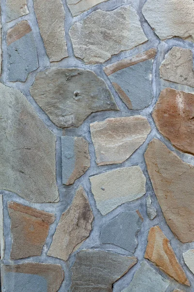 Textura Piedra Unida Con Cemento —  Fotos de Stock