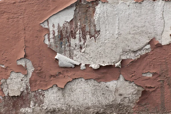 Old Wall Texture Peeling Brown White — Stock Photo, Image