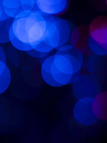 Konzeptionelle Tapete Mit Defokussierten Runden Geformten Blauen Lichtern Unteren Rand — Stockfoto