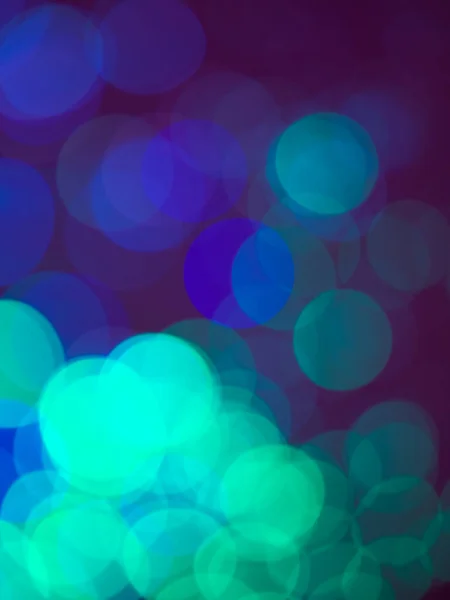 Bunte Abstrakte Runde Form Transparente Blaue Und Grüne Lichter Auf — Stockfoto