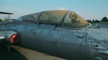 Delfin L-29 hava sahasında bırakılan eğitim uçakları