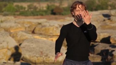 Jimnastik dağlarda.