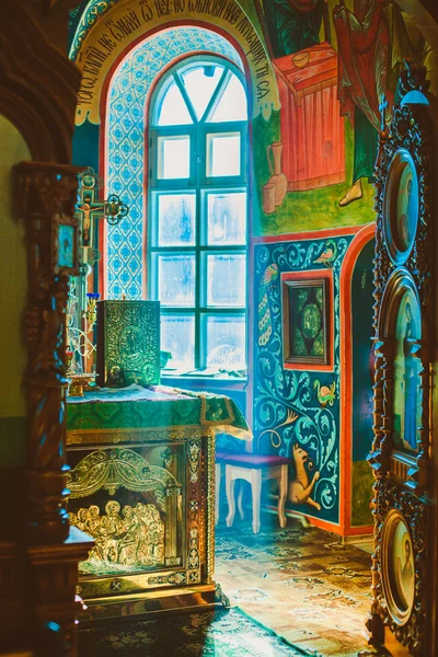 Βωμός στην Ορθόδοξη Εκκλησία Εικόνα Αρχείου