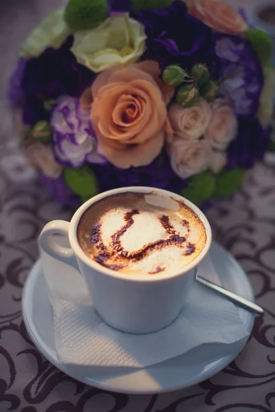 kahve köpüğü ve kalp