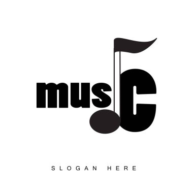 Trompet sembollü basit müzik tasarımı