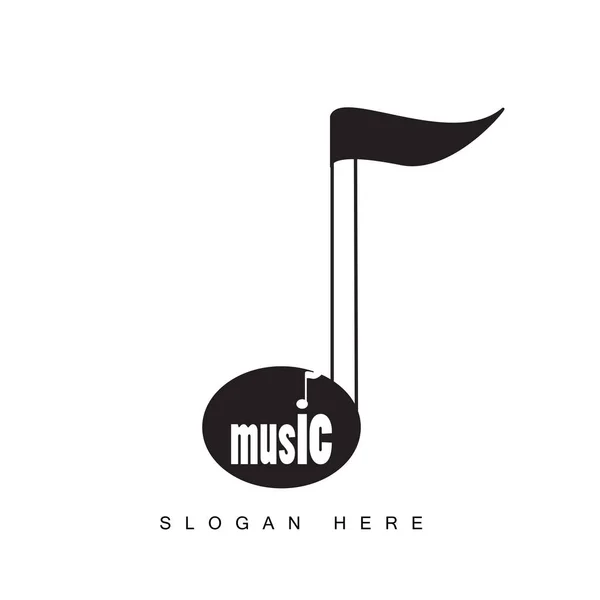 Den Enkla Symbolen För Musik — Stock vektor