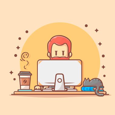 Evden çalışıyorum. Çevrim içi iş