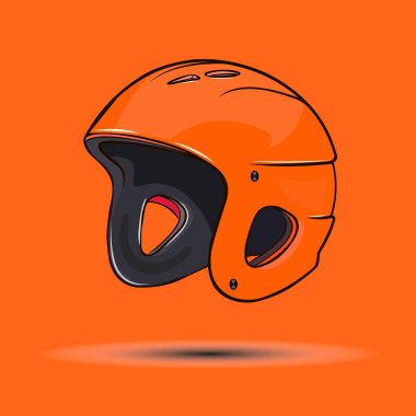 Koruyucu kask. Spor malzemeleri.