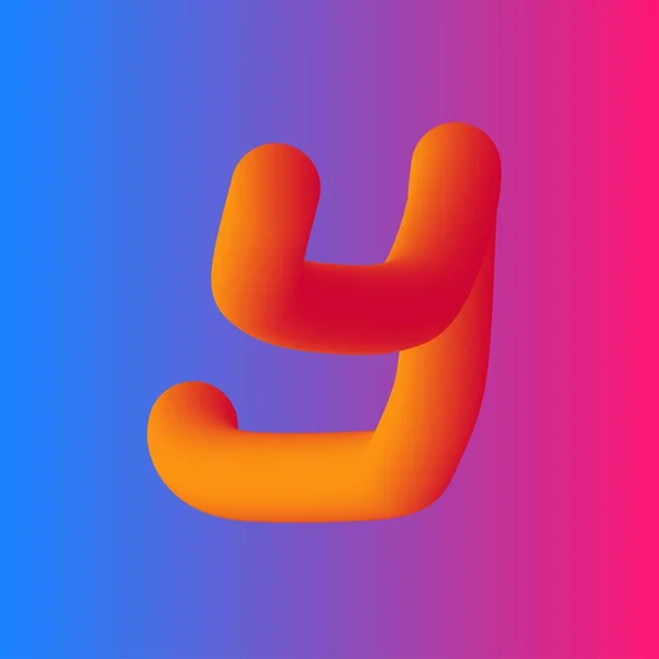 Üç boyutlu blender tipografisi. Harfler karıştırıcıda.