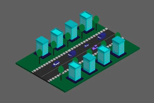 Basit ev simgesinin vektör illüstrasyonu. Basit ve modern ev vektör simgesi oluşturuluyor. Sanat ve Mimarlık Modern Binalar Vektör İllüstrasyonu. Isometric Yeni Şehir Yapı Vektörü illüstrasyonuName