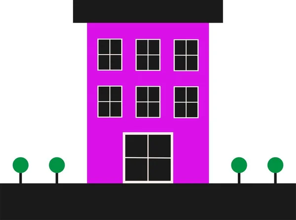 Vector Illustratie Van Eenvoudige Huis Icoon Moderne Home Image Vector — Stockvector