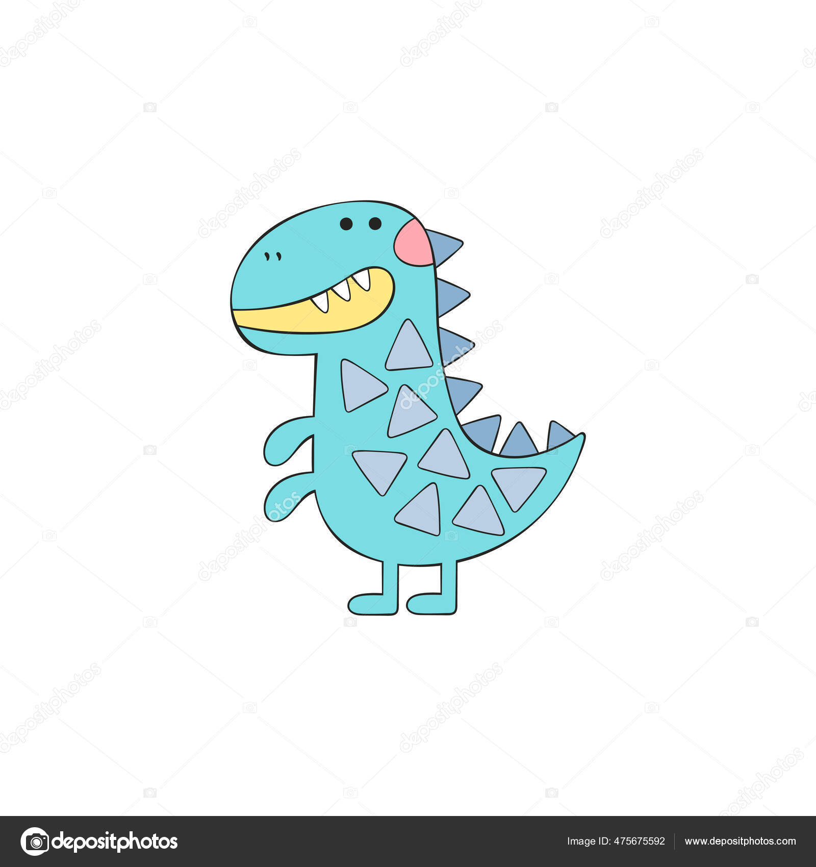 personagem de desenho animado de dinossauro rosa em fundo branco