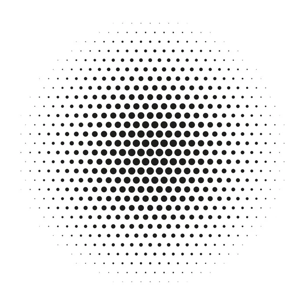 Illustration Vectorielle Motif Demi Teinte Sur Fond Blanc — Image vectorielle