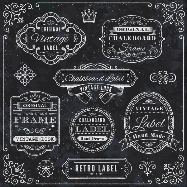Chalkboard Labels and Decorative Elements