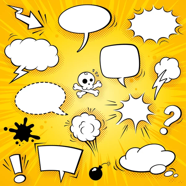 Vektör komik unsurlar Küme2