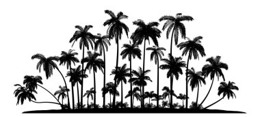 Avuç içi Vector Silhouettes grup