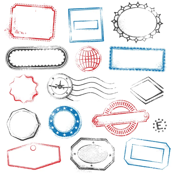 Alto detalle Genérico vector Sellos — Archivo Imágenes Vectoriales