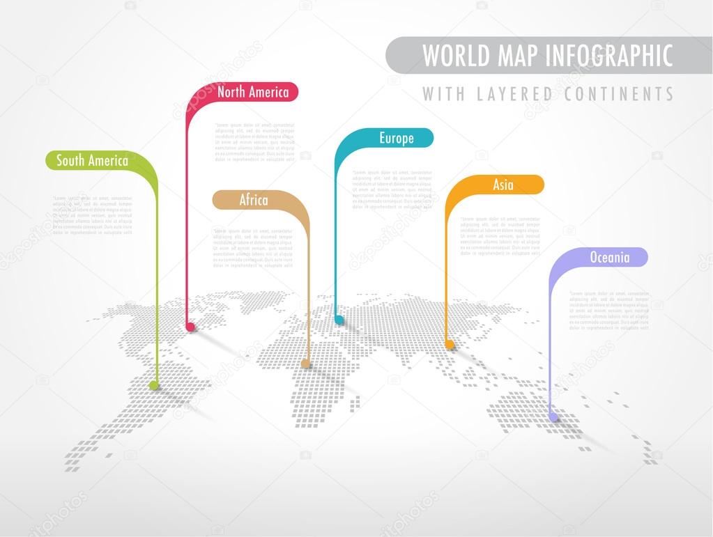 Infographic World Map