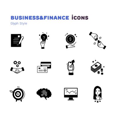 İş ve Finans simgeleri