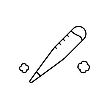 tıbbi test simgesi vektör illüstrasyonu