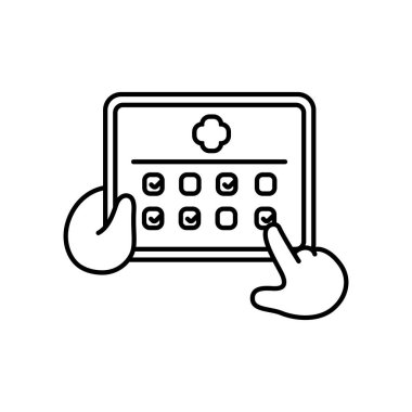 Tıbbi simgenin vektör illüstrasyonu