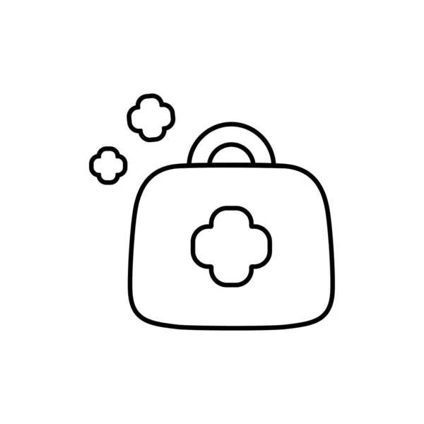 Illustration Vectorielle Icône Sac Aide — Image vectorielle